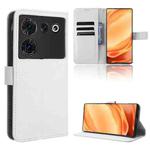 For ZTE Nubia Z50 Ultra Diamond Texture Leather Phone Case(White)