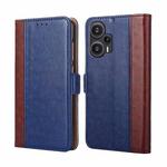 For Xiaomi Redmi Note 12 Turbo Ostrich Texture Horizontal Flip Leather Phone Case(Blue)