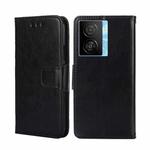 For vivo iQOO Z7x Crystal Texture Leather Phone Case(Black)