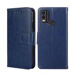 For Nokia C22 Crystal Texture Leather Phone Case(Royal Blue)