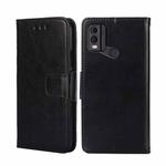 For Nokia C22 Crystal Texture Leather Phone Case(Black)