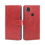 For Kyocera Digno SX3-KYG02 Calf Texture Buckle Flip Leather Phone Case(Red)