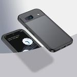 For Google Pixel 8a Armor Clear TPU Hard PC Phone Case(Matte Black)