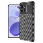 For Xiaomi Redmi Note 12 4G Global Carbon Fiber Texture Shockproof TPU Phone Case(Black)