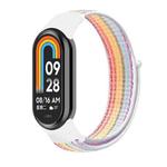 For Xiaomi Mi Band 8 Loop Nylon Replacement Watch Band(Colorful)