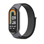 For Xiaomi Mi Band 8 Loop Nylon Replacement Watch Band(Anchor Gray)