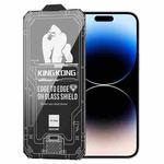 For iPhone 14 Pro WK WTP-066 King Kong Vacha 9D Curved HD Tempered Glass Film(Black)