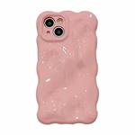 For iPhone 14 Pro Gloss Oil Wave BubblesTPU Phone Case(Light Pink)