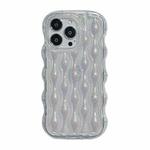 For iPhone 13 Wavy Chameleon TPU Phone Case(Silver)