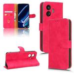 For Realme GT Neo5 SE Skin Feel Magnetic Flip Leather Phone Case(Rose Red)
