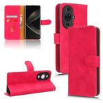 For Huawei nova 11 Pro Skin Feel Magnetic Flip Leather Phone Case(Rose Red)