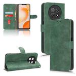 For Huawei Enjoy 60X Skin Feel Magnetic Flip Leather Phone Case(Green)