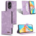 For OPPO A1 5G Magnetic Clasp Leather Phone Case(Purple)