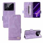 For Realme GT Neo5 SE Magnetic Clasp Leather Phone Case(Purple)