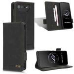 For ASUS ROG Phone 7 Magnetic Clasp Leather Phone Case(Black)