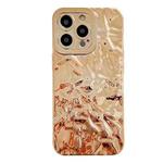 For iPhone 14 Plus Meteorite Texture Electroplating TPU Phone Case(Gold)