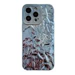 For iPhone 14 Pro Max Meteorite Texture Electroplating TPU Phone Case(Blue)