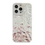 For iPhone 13 Meteorite Texture Electroplating TPU Phone Case(Silver)