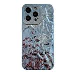 For iPhone 13 Pro Max Meteorite Texture Electroplating TPU Phone Case(Blue)