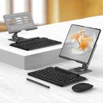 For Huawei Mate XS / XS 2 / X2 / X3 GKK Magnetic Folding Keyboard Bracket Set, Keyboard + Holder + Pen + Mouse(Grey)