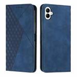 For Samsung Galaxy M14 5G / F14 5G Diamond Pattern Skin Feel Magnetic Leather Phone Case(Blue)