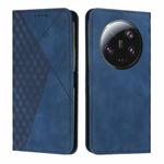 For Xiaomi 13 Ultra Diamond Pattern Skin Feel Magnetic Leather Phone Case(Blue)
