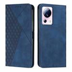 For Xiaomi Civi 2 / 13 Lite Diamond Pattern Skin Feel Magnetic Leather Phone Case(Blue)