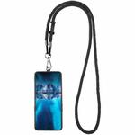 Adjustable Universal Phone Lanyard with Detachable Clip(Black)