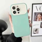 For iPhone 12 Pro Max Liquid Silicone Phone Case(Mint Green)