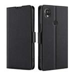 For Kyocera Digno SX3-KYG02 Ultra-thin Voltage Side Buckle Horizontal Flip Leather Phone Case(Black)