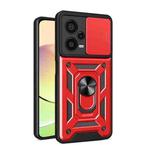 For Xiaomi Redmi Note 12 Pro+ 5G Sliding Camera Cover Design TPU+PC Protective Case(Red)