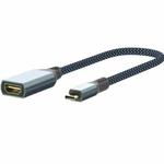 HDMI to USB-C / Type-C 4K 30Hz HD Cable, Length: 0.2m