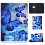 For Lenovo Tab M10 HD TB-X505F Colored Drawing Horizontal Flip Leather Case with Holder & Card Slots & Sleep / Wake-up Function(Retro Butterflies)