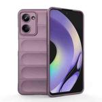 For Realme 10 Pro 5G Magic Shield TPU + Flannel Phone Case(Purple)