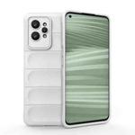 For Realme GT2 Pro Magic Shield TPU + Flannel Phone Case(White)