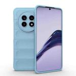 For Realme 13 Pro 5G Global Magic Shield TPU + Flannel Phone Case(Light Blue)