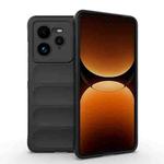 For Realme GT 7 Pro 5G Magic Shield TPU + Flannel Phone Case(Black)