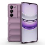 For Realme V60 Pro / 14x 5G Global Magic Shield TPU + Flannel Phone Case(Purple)