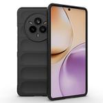For Realme 14 Pro 5G Global Magic Shield TPU + Flannel Phone Case(Black)