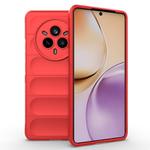 For Realme 14 Pro 5G Global Magic Shield TPU + Flannel Phone Case(Red)