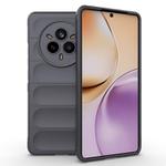 For Realme 14 Pro 5G Global Magic Shield TPU + Flannel Phone Case(Dark Grey)