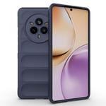 For Realme 14 Pro 5G Global Magic Shield TPU + Flannel Phone Case(Dark Blue)