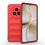 For Realme 14 Pro+ 5G Magic Shield TPU + Flannel Phone Case(Red)