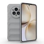 For Realme 14 Pro+ 5G Magic Shield TPU + Flannel Phone Case(Grey)
