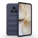 For Realme 14 Pro+ 5G Magic Shield TPU + Flannel Phone Case(Dark Blue)