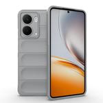 For Realme P3 5G Global Magic Shield TPU + Flannel Phone Case(Grey)