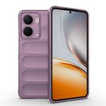 For Realme P3 5G Global Magic Shield TPU + Flannel Phone Case(Purple)