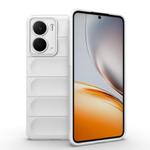 For Realme P3 5G Global Magic Shield TPU + Flannel Phone Case(White)