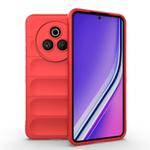 For Realme P3 Pro 5G Global Magic Shield TPU + Flannel Phone Case(Red)