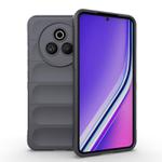For Realme P3 Pro 5G Global Magic Shield TPU + Flannel Phone Case(Dark Grey)